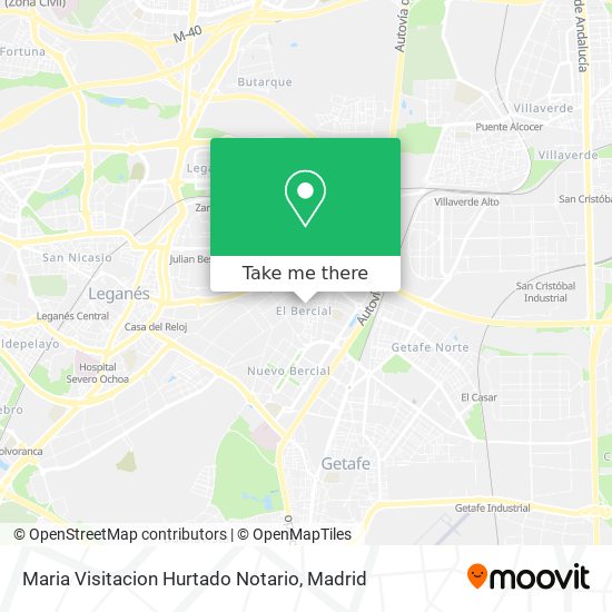 Maria Visitacion Hurtado Notario map