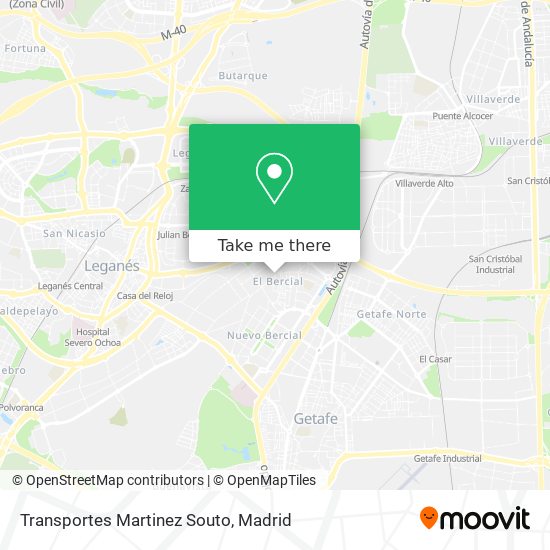 Transportes Martinez Souto map