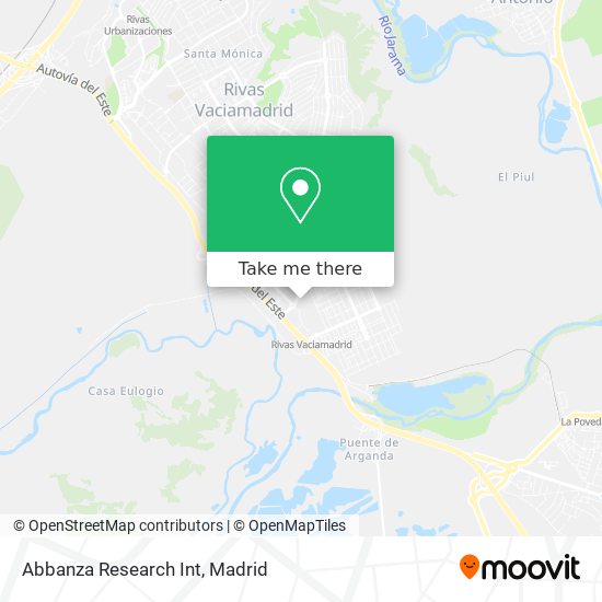mapa Abbanza Research Int