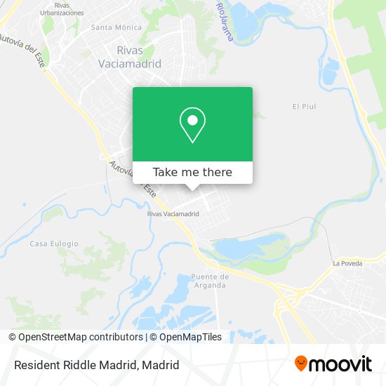 Resident Riddle Madrid map