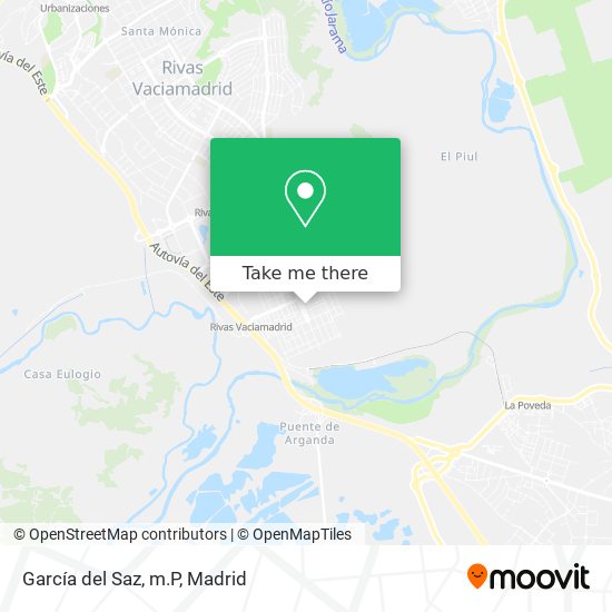 García del Saz, m.P map