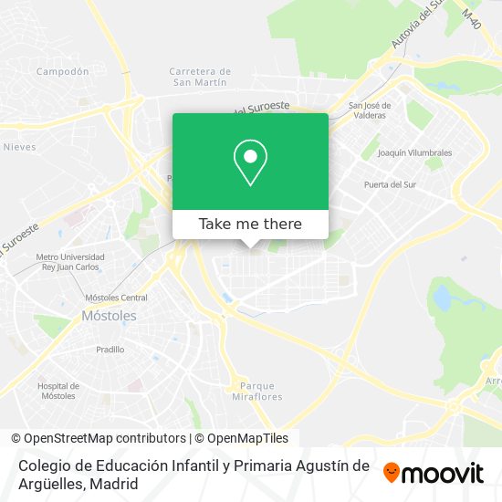 Colegio de Educación Infantil y Primaria Agustín de Argüelles map
