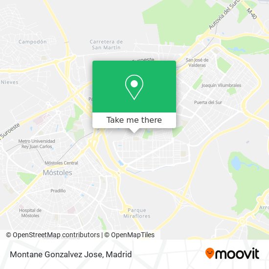 Montane Gonzalvez Jose map