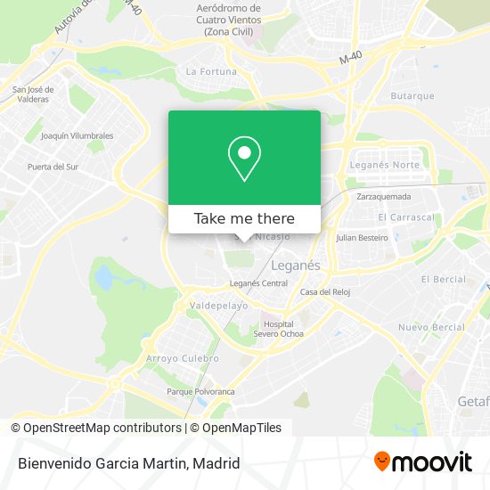 mapa Bienvenido Garcia Martin