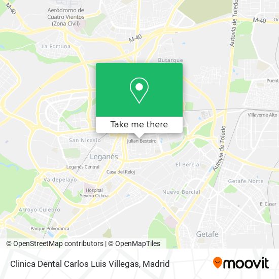 Clinica Dental Carlos Luis Villegas map