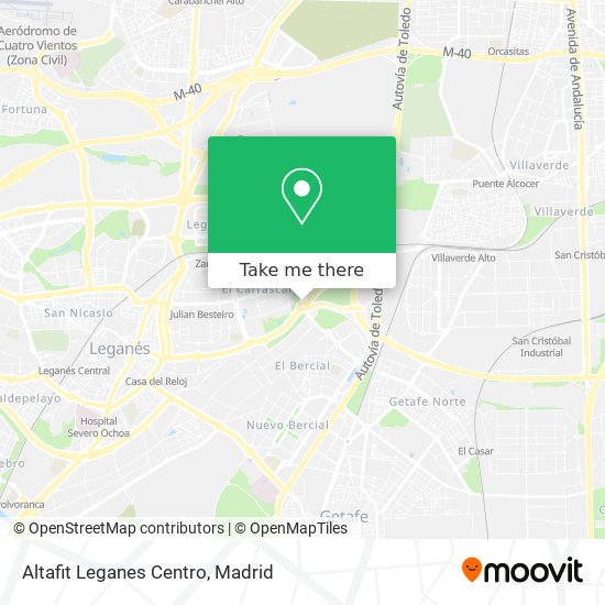 Altafit Leganes Centro map