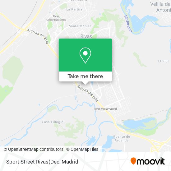 Sport Street Rivas map
