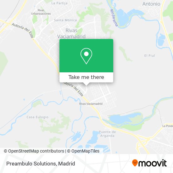 Preambulo Solutions map