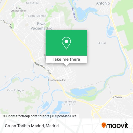 mapa Grupo Toribio Madrid