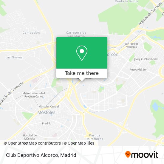 mapa Club Deportivo Alcorco