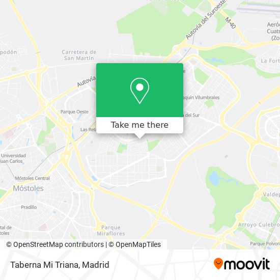 mapa Taberna Mi Triana