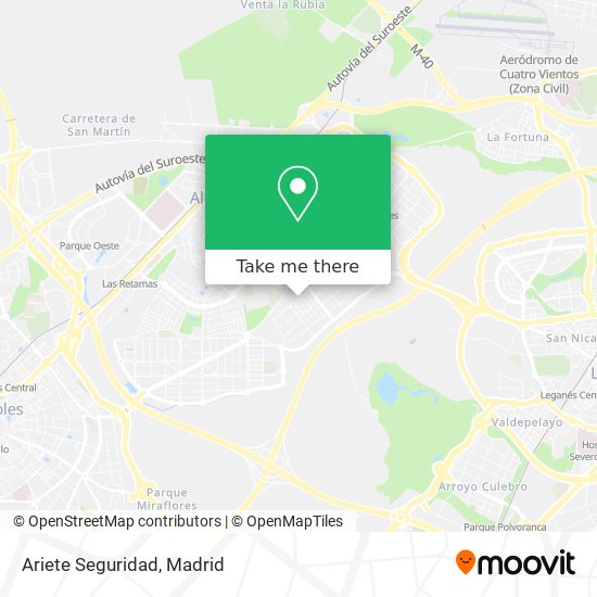 Ariete Seguridad map