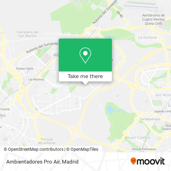 Ambientadores Pro Air map