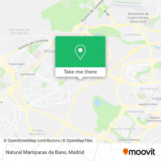 Natural Mamparas de Bano map