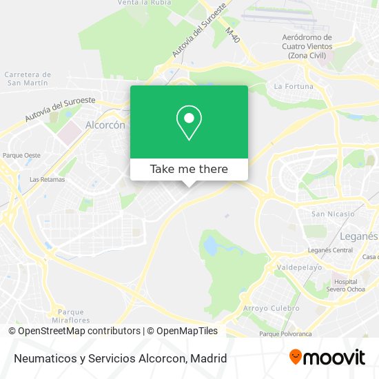 Neumaticos y Servicios Alcorcon map