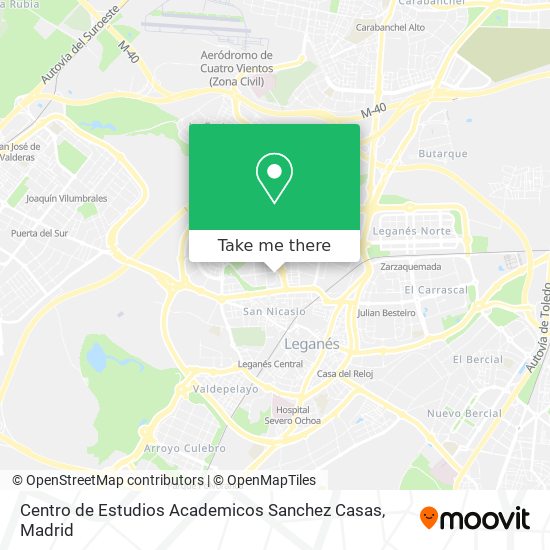 Centro de Estudios Academicos Sanchez Casas map