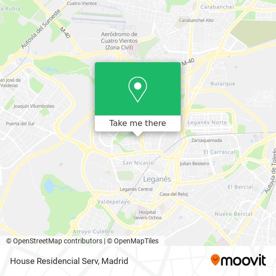 House Residencial Serv map