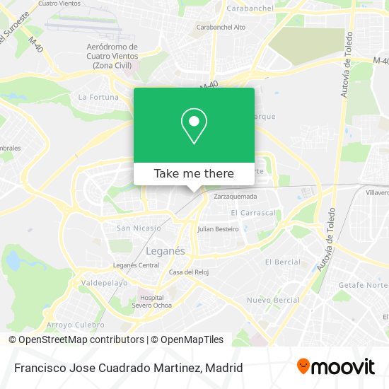 Francisco Jose Cuadrado Martinez map