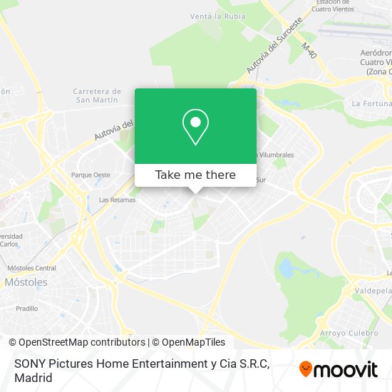 SONY Pictures Home Entertainment y Cia S.R.C map