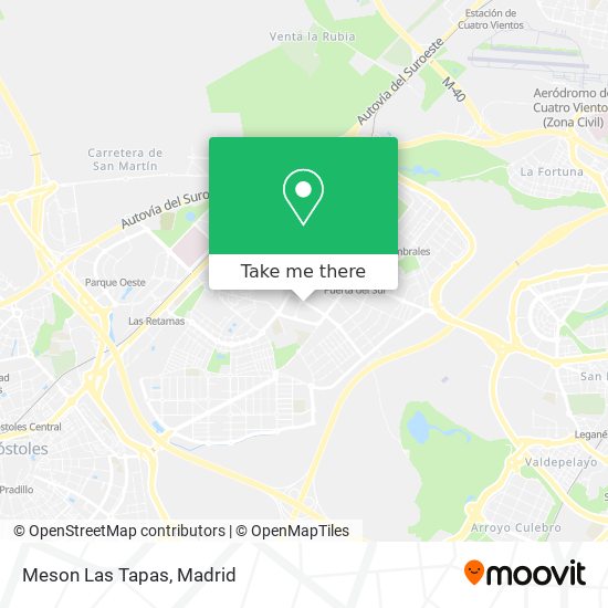 Meson Las Tapas map