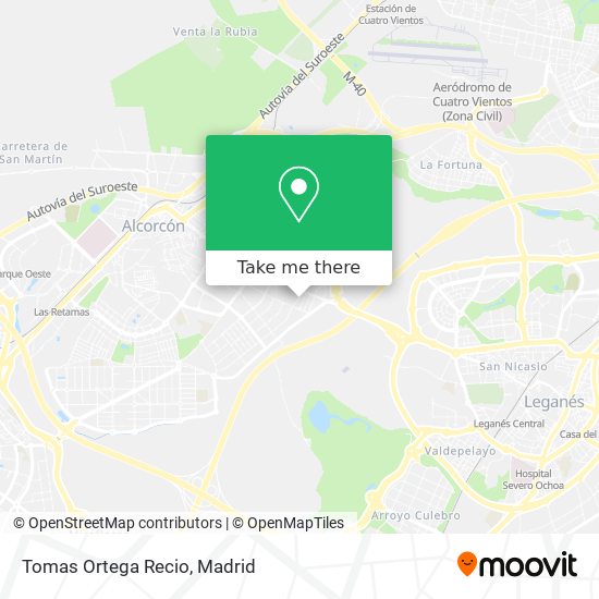 mapa Tomas Ortega Recio