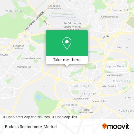 Budass Restaurante map