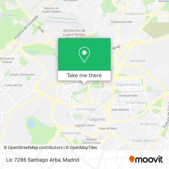Lic 7286 Santiago Arba map
