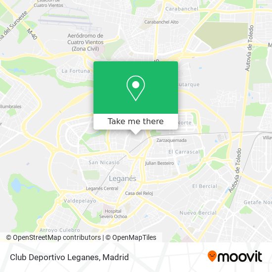 Club Deportivo Leganes map