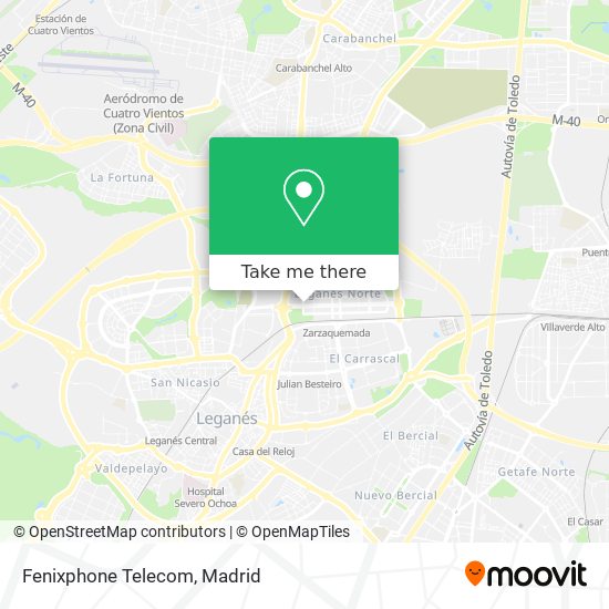 Fenixphone Telecom map