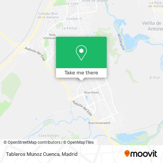 mapa Tableros Munoz Cuenca