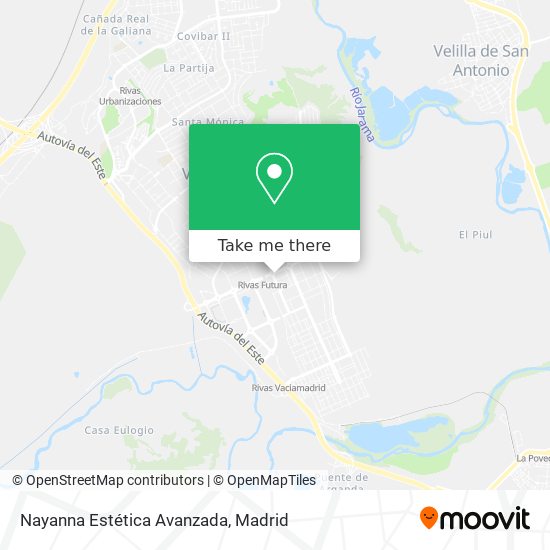 Nayanna Estética Avanzada map