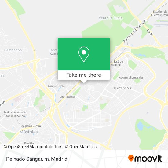 Peinado Sangar, m map