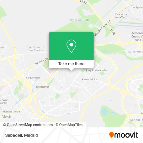 Sabadell map
