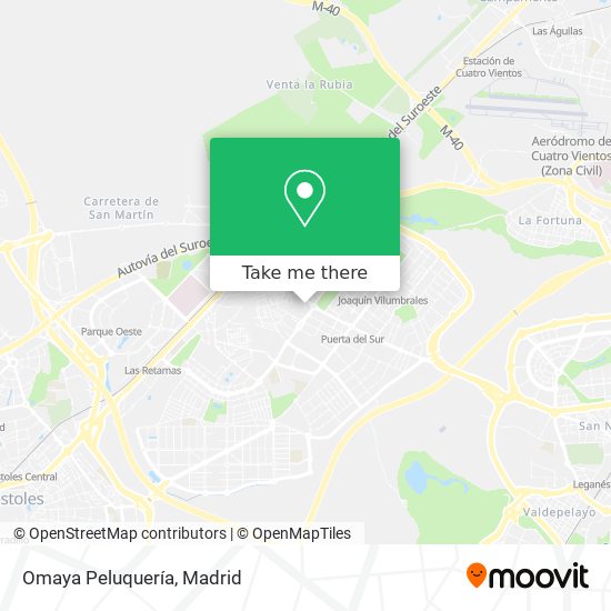 Omaya Peluquería map