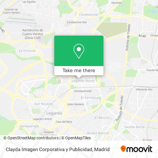 mapa Clayda Imagen Corporativa y Publicidad