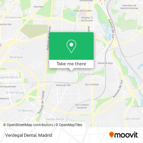 mapa Verdegal Dental