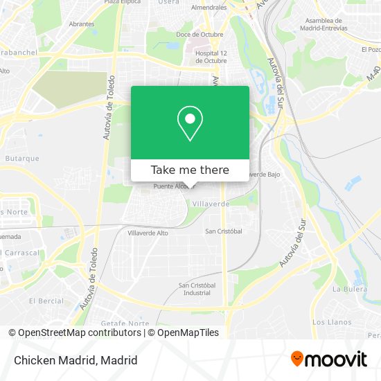 mapa Chicken Madrid