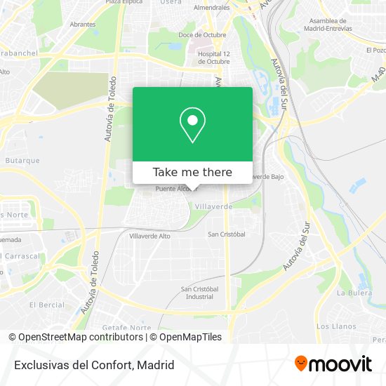 mapa Exclusivas del Confort