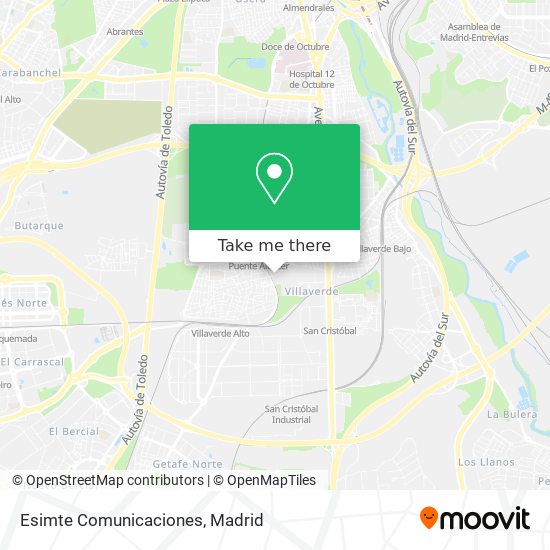 Esimte Comunicaciones map