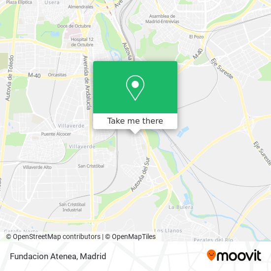 Fundacion Atenea map