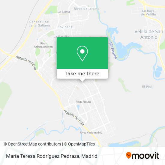 mapa María Teresa Rodríguez Pedraza