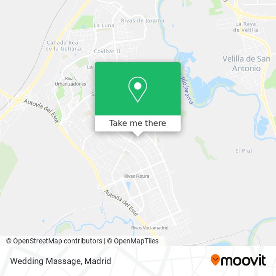 mapa Wedding Massage