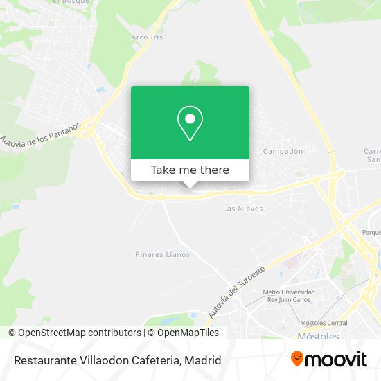Restaurante Villaodon Cafeteria map