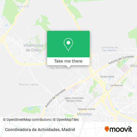 Coordinadora de Actividades map