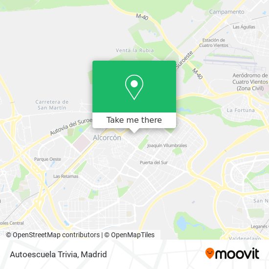 Autoescuela Trivia map