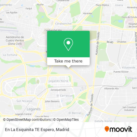 En La Esquinita TE Espero map
