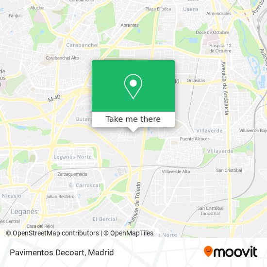 Pavimentos Decoart map