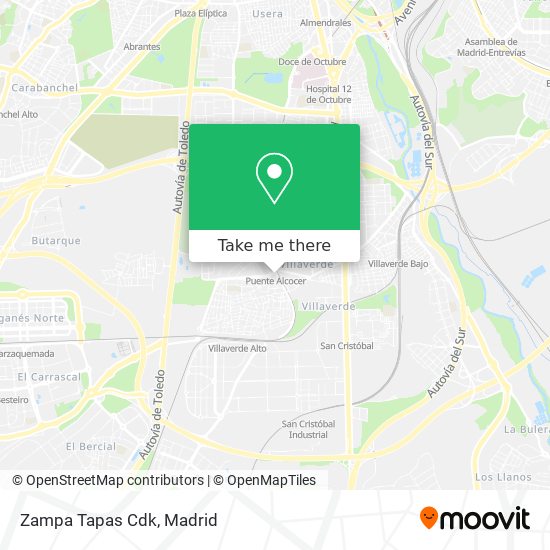 Zampa Tapas Cdk map