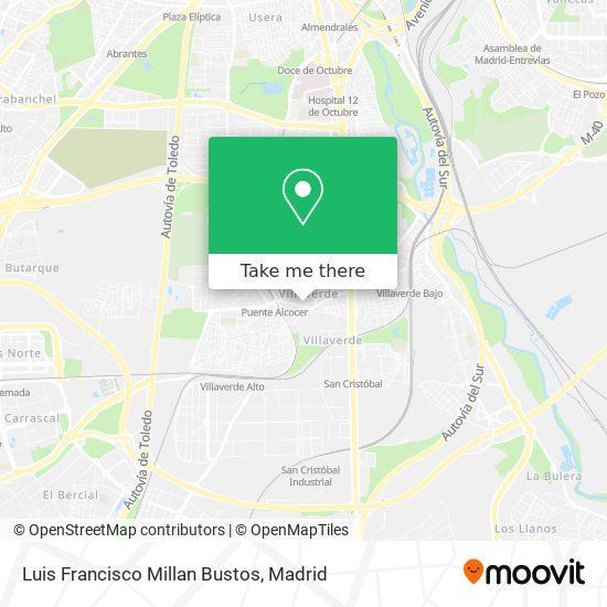 Luis Francisco Millan Bustos map