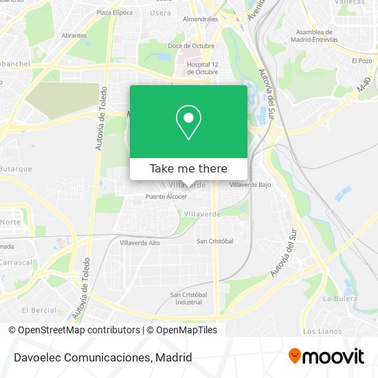 Davoelec Comunicaciones map